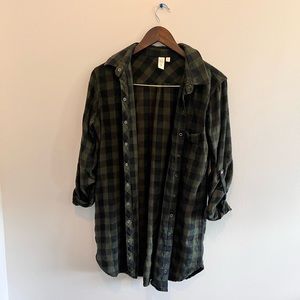Plaid Oversized Shirt / Jacket / Dress